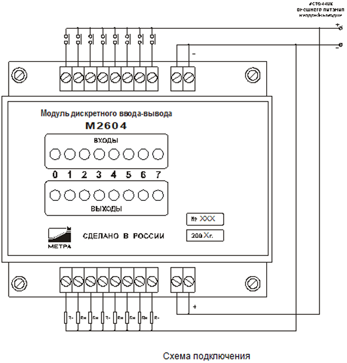 Sm 1223 siemens схема подключения