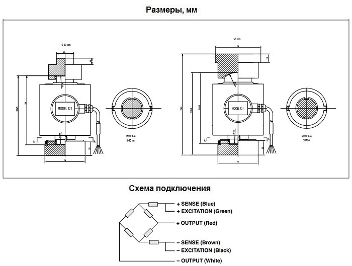 Тензодатчик для весов схема подключения