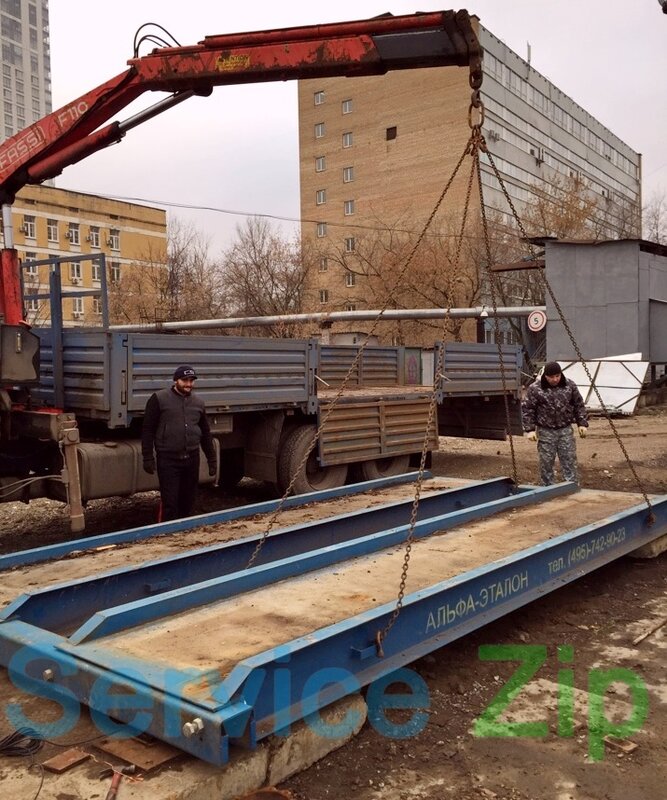 Установка автомобильных весов на 40t Альфа-Эталон АВ-А-40-(QS) после переезда!