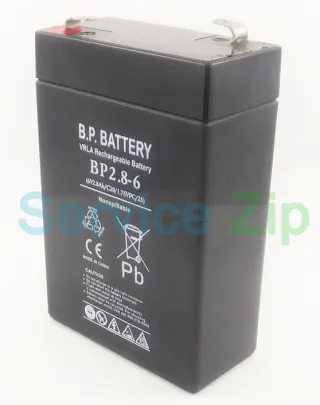 Аккумулятор BP2.8-6 (6V2.8Ah/C20/1.75VPC/25) B.P. BATTERY