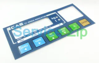 Наклейка клавиатуры CAS CI-6000A
