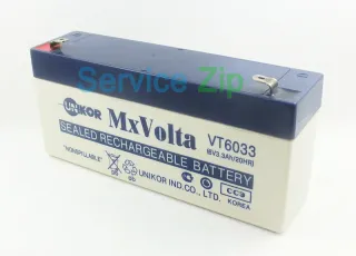 Аккумулятор VT6033 (6V 3.3Ah/20HR) MxVolta UNIKOR