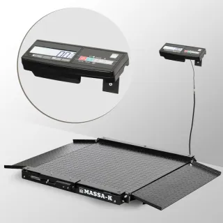 Весы платформенные МАССА-К из конструкционной стали 1000х1000мм 4D-LA-2-1000-A