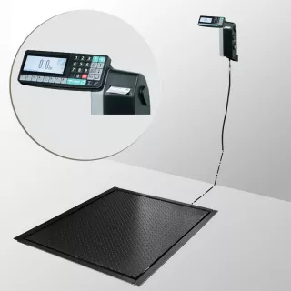 Весы платформенные МАССА-К из конструкционной стали 1200х1000мм 4D-PMF-12/10-1000-RL