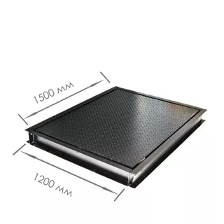 Весы платформенные МАССА-К из конструкционной стали 1500х1200мм 4D-PMF-15/12-1000-A