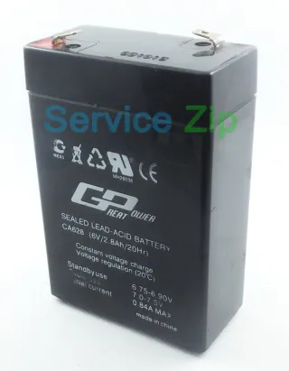 Аккумулятор CA628 (6V/2.8Ah/20Hr) GREAT POWER