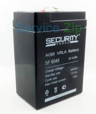 Аккумулятор SF 6045 (6V 4.5AH) SECURITY FORCE