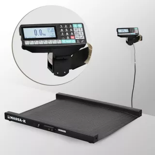 Весы платформенные МАССА-К из конструкционной стали 1000х1000мм 4D-LM-10/10-1000-RP