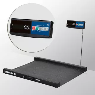 Весы платформенные МАССА-К из конструкционной стали 1000х1000мм 4D-LM-10/10-1000-A