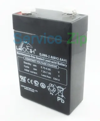 Аккумулятор DJW6-2.8(6V 2.8AH) LEOCH