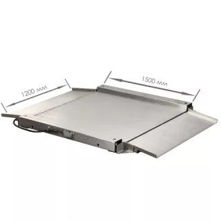 Промышленные платформенные весы Масса-К 4D-LA.S-15/12-1000 (низкопрофильные из нержавеющей стали)