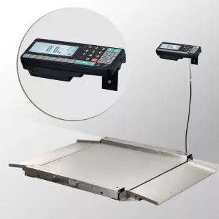 Весы платформенные МАССА-К из нержавеющей стали 1000х1000мм 4D-LA.S-10/10-1000-RA