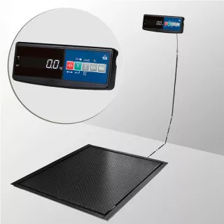 Весы платформенные МАССА-К из конструкционной стали 1200х1000мм 4D-PMF-12/10-1000-A