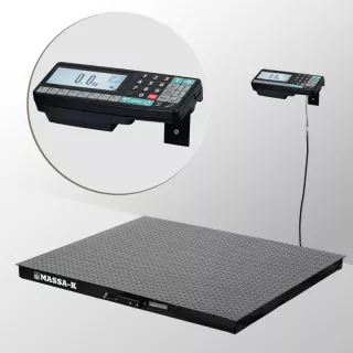 Весы платформенные МАССА-К из конструкционной стали 1000х1000мм 4D-PM-10/10-1000-RA