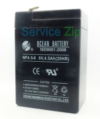 Аккумулятор NP4.5-6 (6V 4.5Ah(20HR)) OCEAN BATTERY