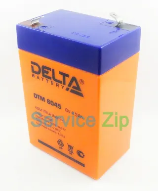Аккумулятор DTM 6045 (6V 4.5Ah) DELTA