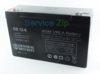 Аккумулятор GS 12-6 (6V 12AH)