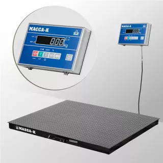 Весы платформенные МАССА-К из конструкционной стали 1000х1000мм 4D-PM-10/10-1000-AB