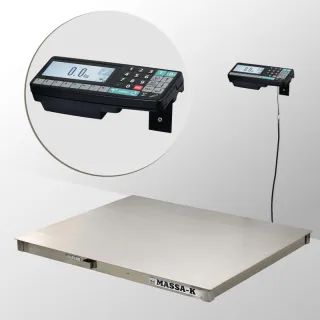 Весы платформенные МАССА-К из нержавеющей стали 1500х1200мм 4D-P.S-3-3000-RA
