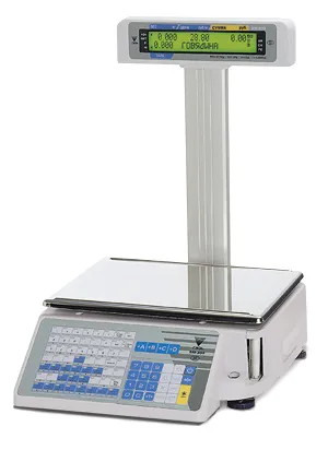 Весы с принтером печати этикетки DIGI SM-300 15 КГ Б/У