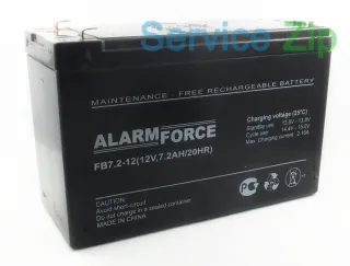 Аккумулятор FB7.2-12 (12V 7.2AH/20HR) ALARM FORCE