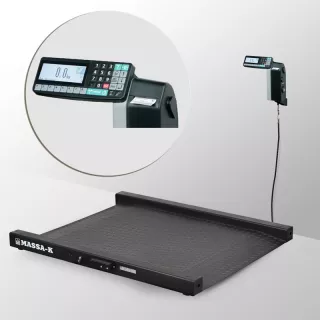 Весы платформенные МАССА-К из конструкционной стали 1000х1000мм 4D-LM-10/10-1000-RL