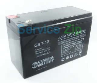 Аккумулятор GS 7-12 (12V 7.0AH)