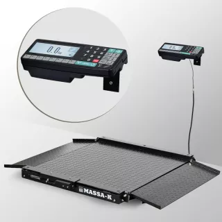 Весы платформенные МАССА-К из конструкционной стали 1000х1000мм 4D-LA-10/10-1000-RA